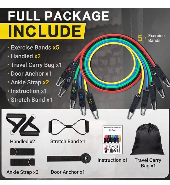 SKYGROW Resistance Band Set for Heavy Workout (premium product for premium people)