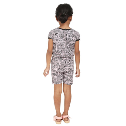 Kids Printed Jumpsuit