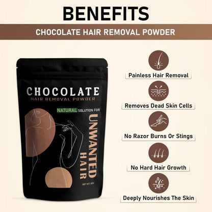 Chocolate Wax Powder for Hair Removal