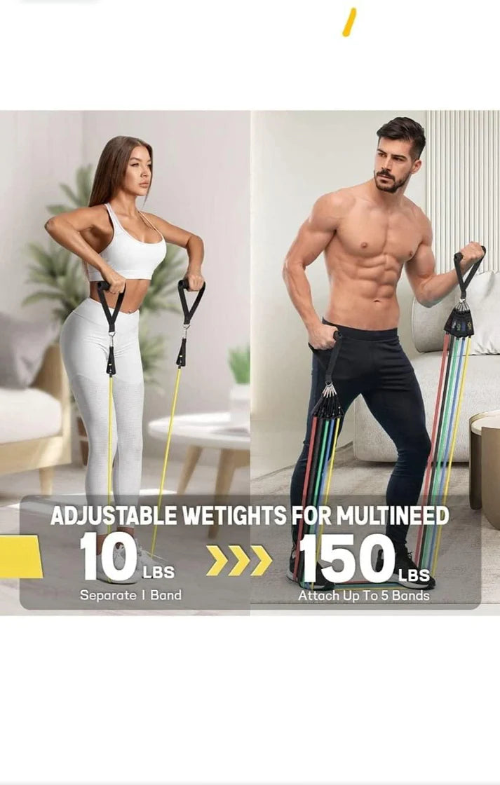 SKYGROW Resistance Band Set for Heavy Workout (premium product for premium people)